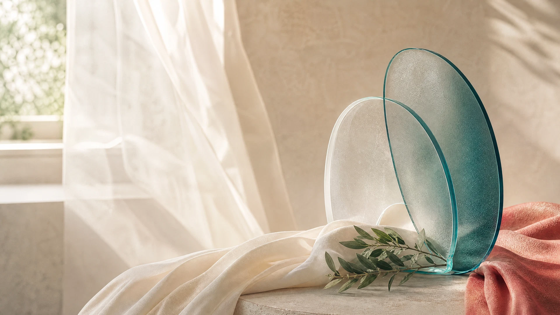 A serene illustration of healthy lungs surrounded by clear, fresh air and subtle botanical elements.